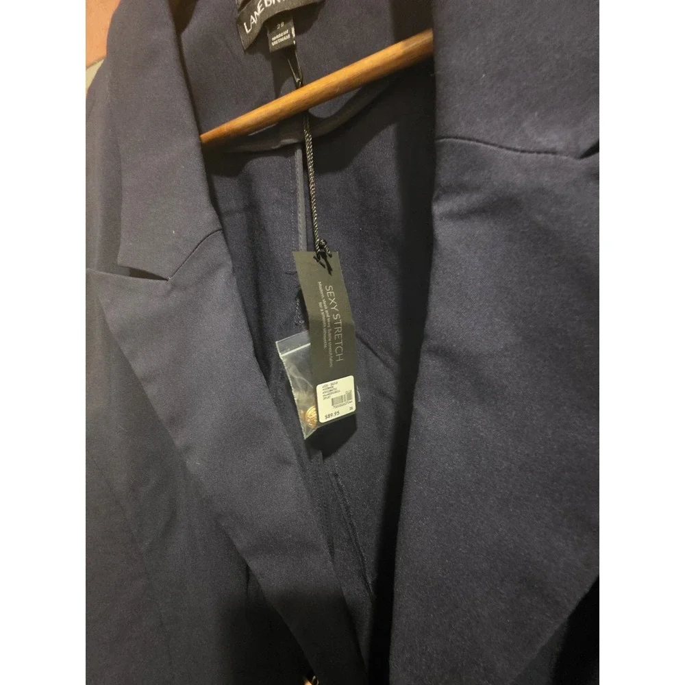 Lane Bryant Blazer 28 The Bryant Blazer Navy New‎ With Tags.             Sku 99